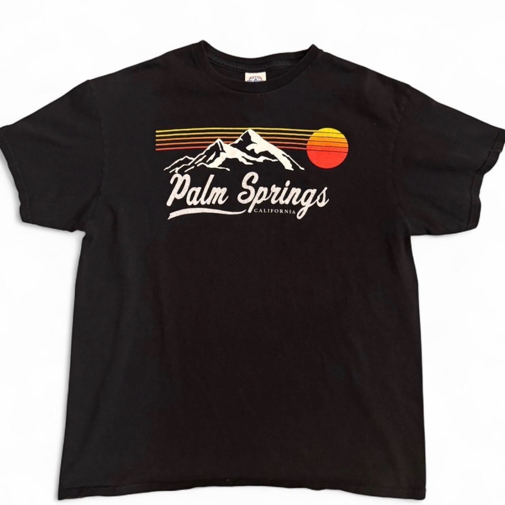 Men’s large Palm Springs California retro graphic tee
